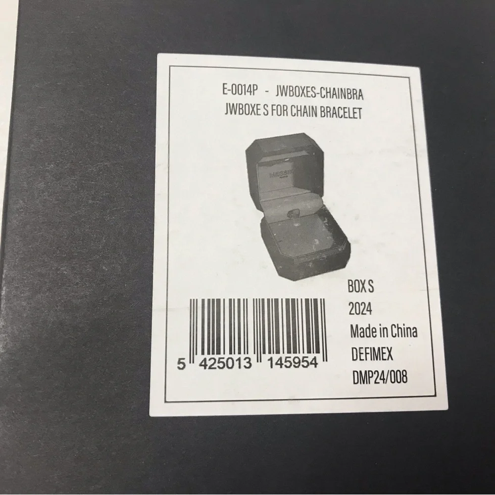 Messika Paris Jewelry E-0014P Necklace Chain Bracelet Box S/M With Light NEW - Picture 6 of 7